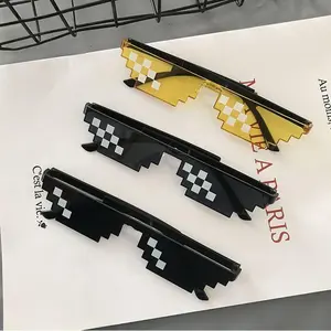 KC094 Kacamata Thug Life Mosaic Fashion Unisex Murah Kaca Mata Sunglasses Fashion Korean by Sunglasses Fashion Korean - Eyewear Frame Plastik