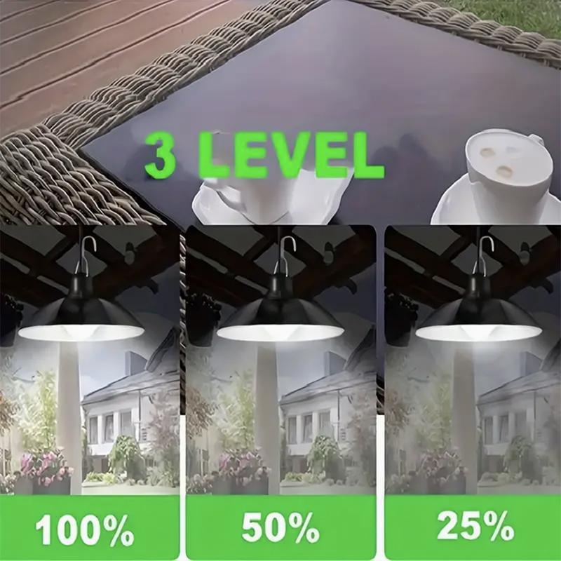 Solar Powered Outdoor LED Light, Waterproof Solar Lights with Remote Control, Outdoor Decorative Light for Garden Patio Yard Deck Fence Garage 4