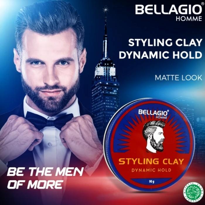 Bellagio Homme Styling Clay Dynamic Hold (Red) 90gr 1