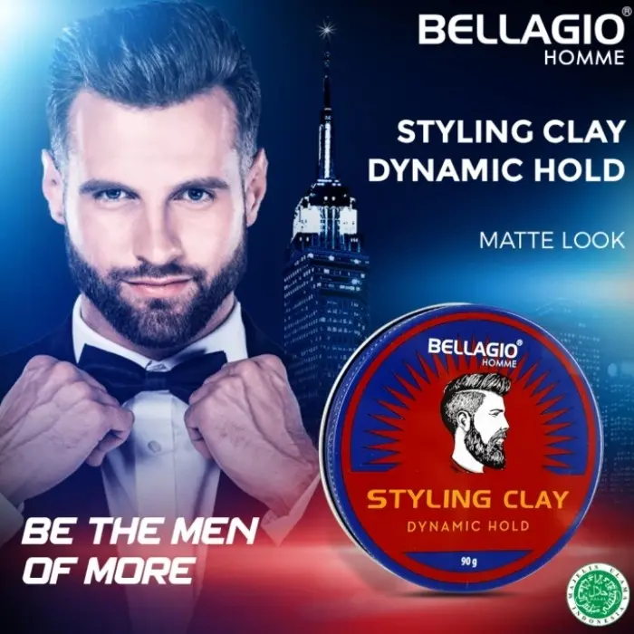 Bellagio Homme Styling Clay Dynamic Hold (Red) 90gr 1