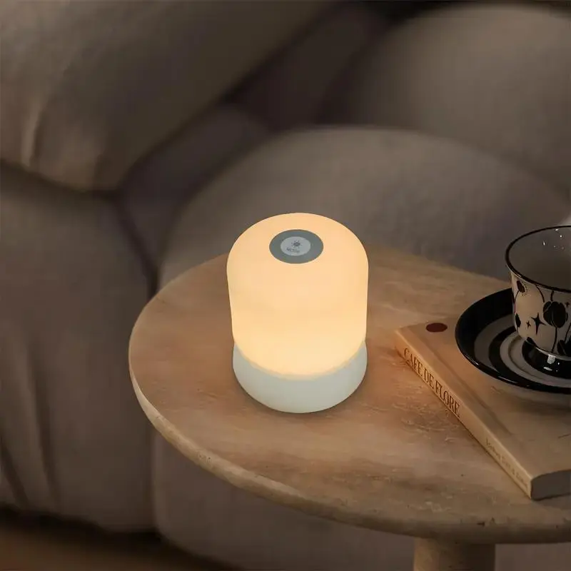 Portable Tabletop Night Light, USB Rechargeable Soft Eye-care LED Night Light, Dimmable LED Night Light for Bedroom, Living Room, Home Decor 6