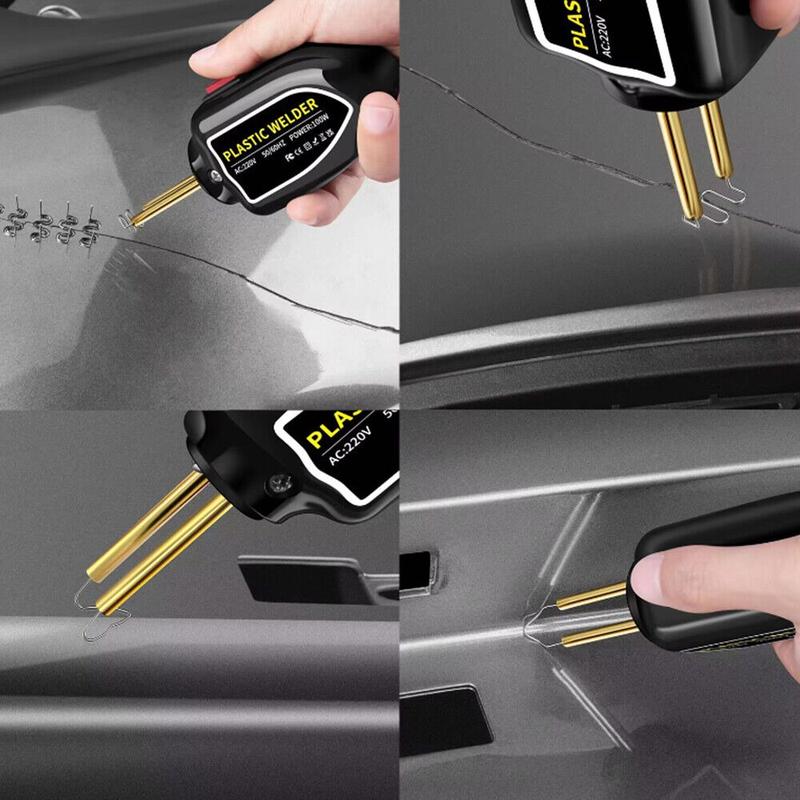 Product Introduction of Durable Plastic Stapler Guns Repair Tools 100W Mini Style Welding Welder Machine Kit UK Plug High Power Car Bumper Repair 24