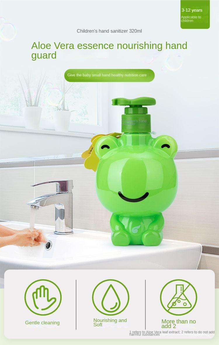 Product Introduction of Frog Prince Children's Hand Soap Home Foam Gentle Clean Kids Care Products Baby Hand Soap Portable 0