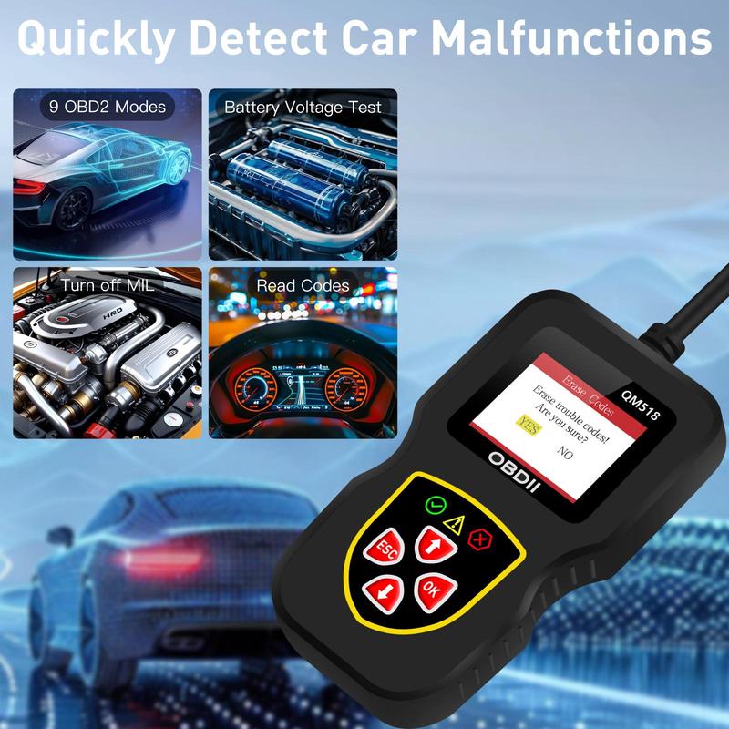 Product Introduction of OBD2 Car Fault Diagnosis Instrument, Engine Detector, OBD II Car Fault Code Reader, Universal Car Diagnostic Tool for All OBD II Protocol Cars After 1996 4