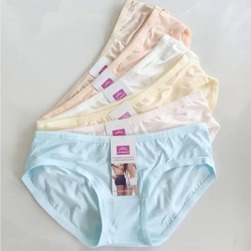 Quần lót nữ cotton Thái siêu mịn - thấm hút và giãn cực tốt