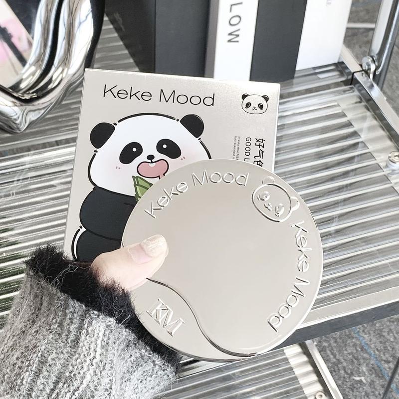 Phấn phủ nén KEKEMOOD Panda cho làn da đẹp, đi kèm bông phấn, phấn phủ bột kiềm dầu, lâu trôi.