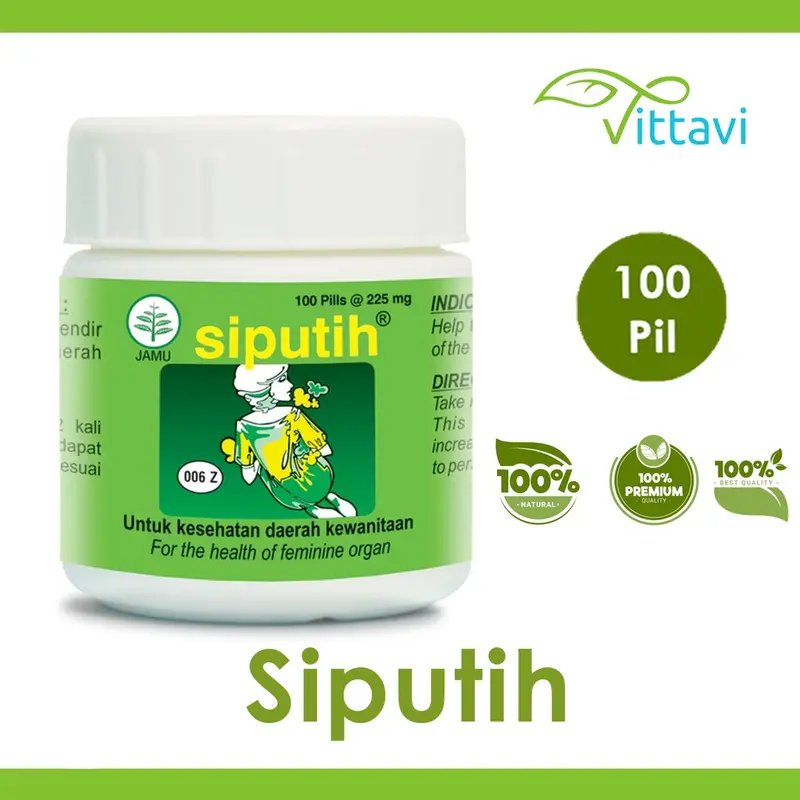 Suplemen Siputih Kapsul Perawatan Miss V Ampuh Atasi Kewanitaan Keputihan dan Bau Tidak Sedap Asli 1