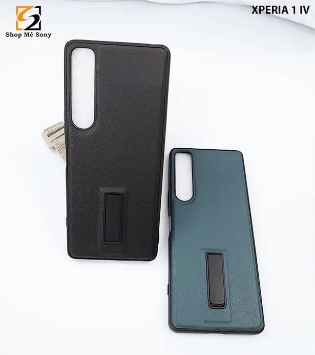 Ốp da có chân đế Xperia 1 III - Xperia 5 III - Xperia 10 III - Xperia 5 II - Xperia 1 IV - Xperia 5 IV - 10 IV