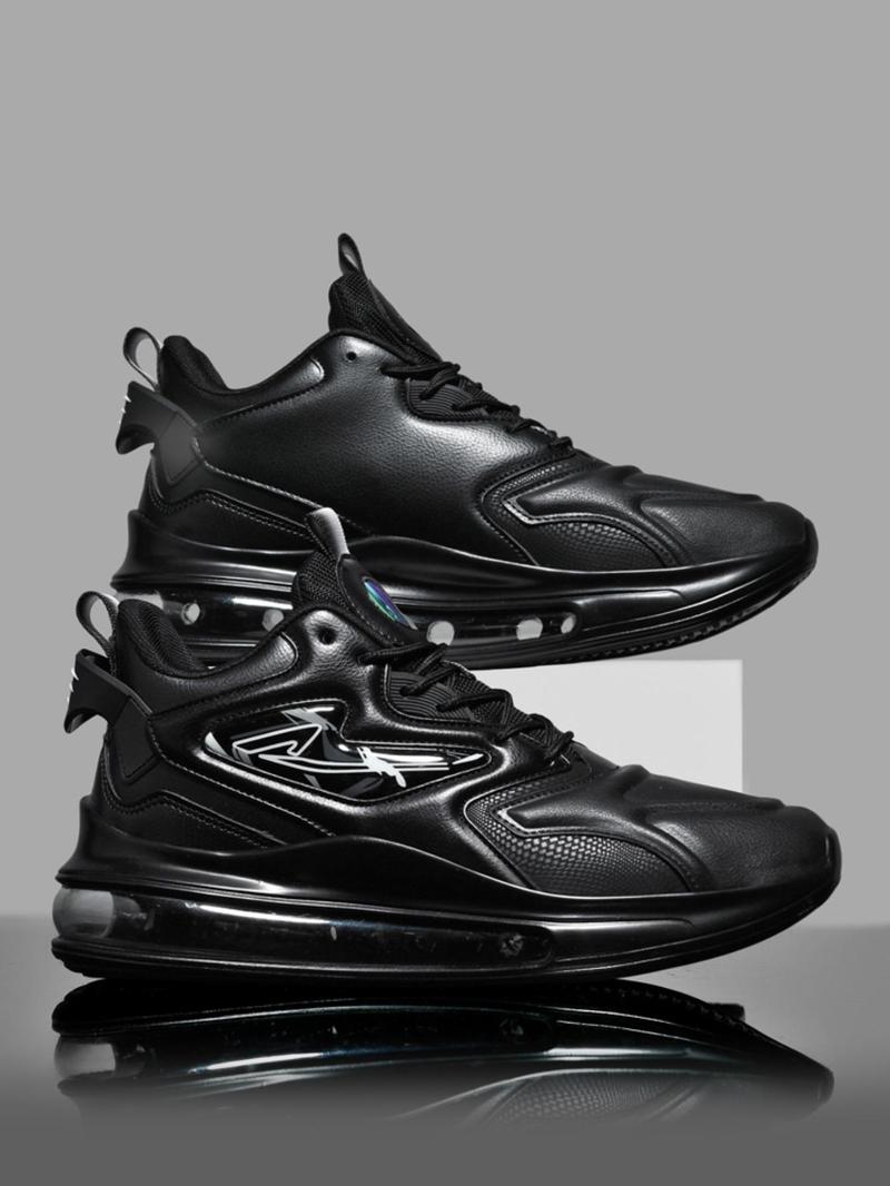 Product Introduction of Men's Sporty Lace Up Sneakers, Casual Comfortable Breathable Running Shoes, Trendy All-match Anti-slip Sneakers for Daily Wear, Trainer 5