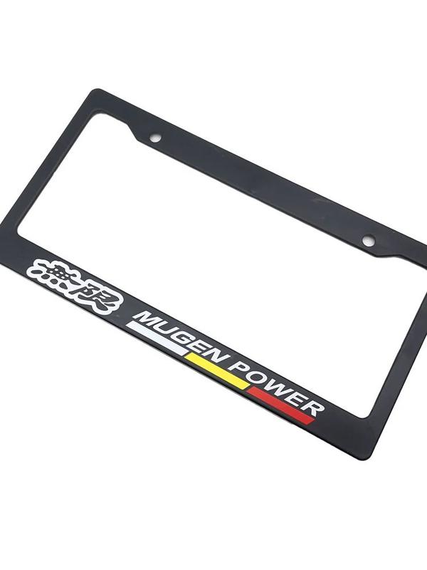Product Introduction of Spot Goods COD 1PCS Car License Plate Frame Standard ABS JDM Style For Decoration Auto Number Plate Frame 3