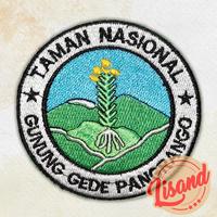 Gambar Patch Emblem Bordir Taman Nasional Gunung Gede Pangrango dari Lisand Kota Bogor 1 Tokopedia