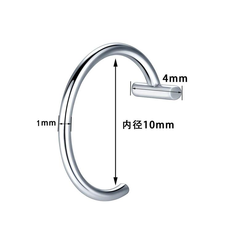 Nhẫn Môi Thép Titan, Không Cần Đục Lỗ, Vòng Môi Tráng Gương Cá Tính Độc Đáo Trang Sức Xỏ Lỗ Cô Gái Nóng Bỏng, Sản Xuất Trong Kho, Bán Buôn, Hàng Có Sẵn 3