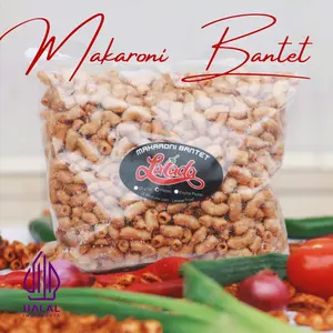 500 GRAM - MAKARONI BANTET LALADA  Cemilan Pedas