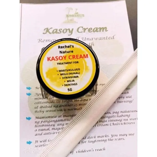 RECHEL'S NATURE  5g Strong Kasoy Cream Mole,Warts, Skintags,Etc.Remover