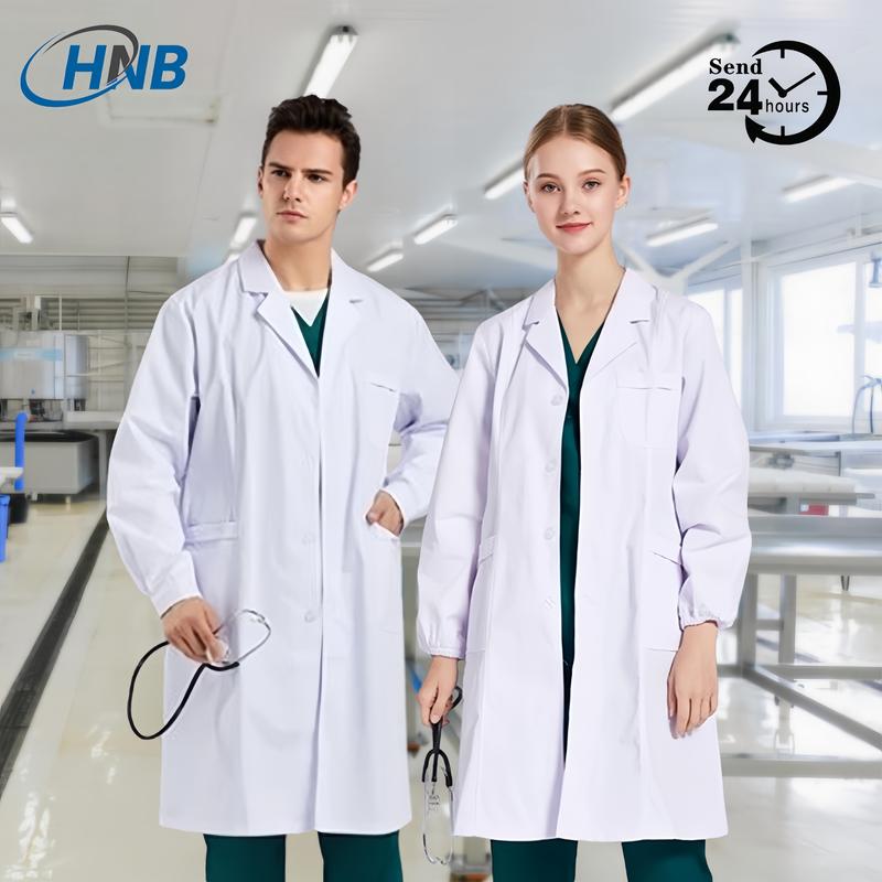 【Good Quality】Lab Gown Button Long Sleeve Lab Gown For Students ...