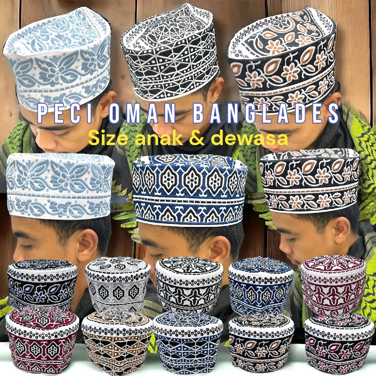 peci oman banglades Kopiah