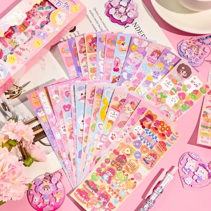 Lẻ 1 tấm sticker ngẫu nhiên dán trang trí phụ kiện 2