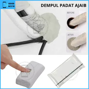 Sealent dempul padat fleksibel ajaib penambal lubang tembok serbaguna segel lubang pipa ac