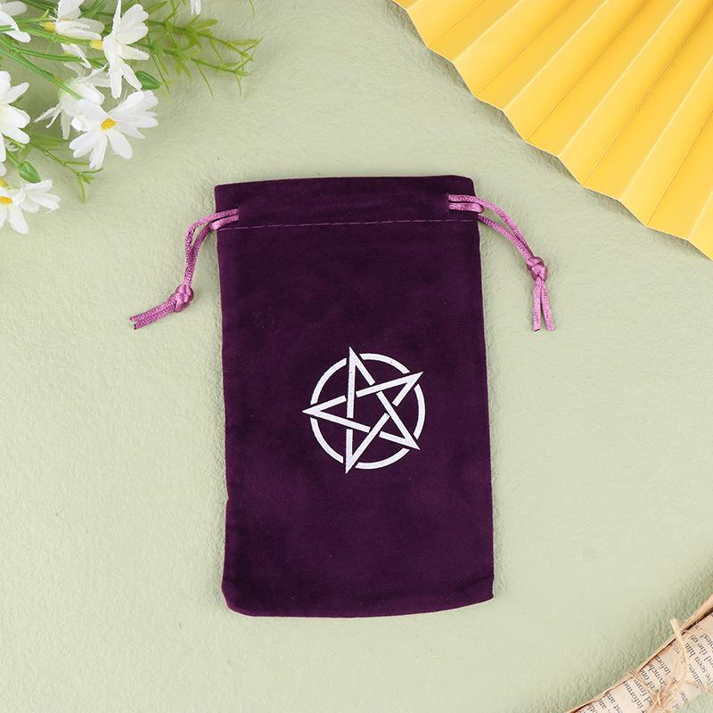 Product Introduction of [MMG]1Pc Velvet Tarots Oracle Cards Storage Bag Runes Constellation Witch Divination Accessories Jewelry  Bag Drawstring Pouch 27