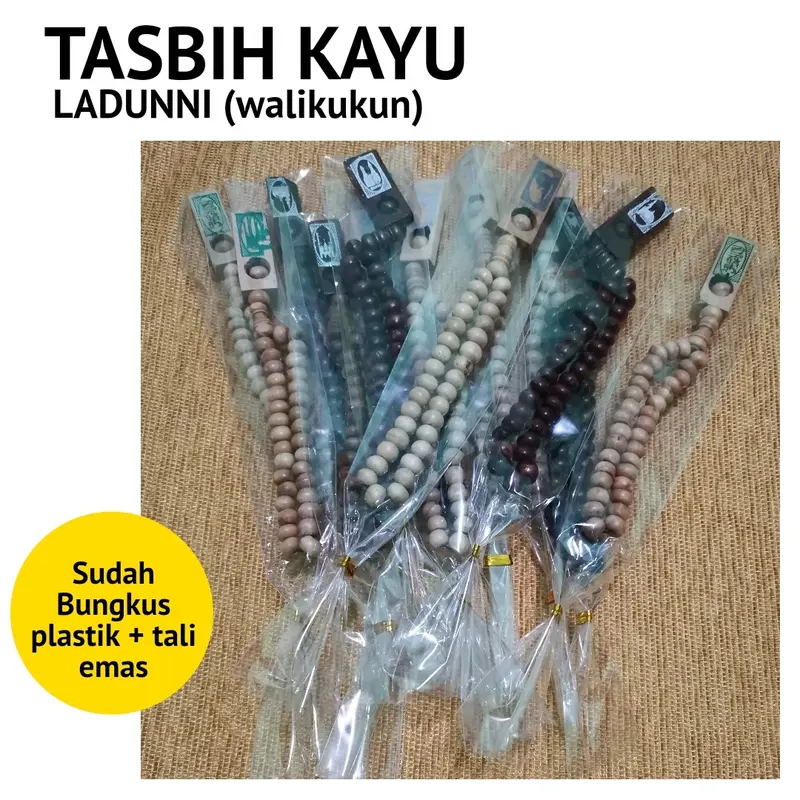 souvenir tasbih kayu laduni atau walikukun Umroh Muslim 1