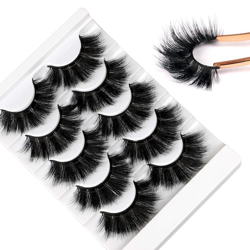 Faux Eyelashes Thick Lashes Fluffy Dramatic False Eyelashes - TikTok Shop