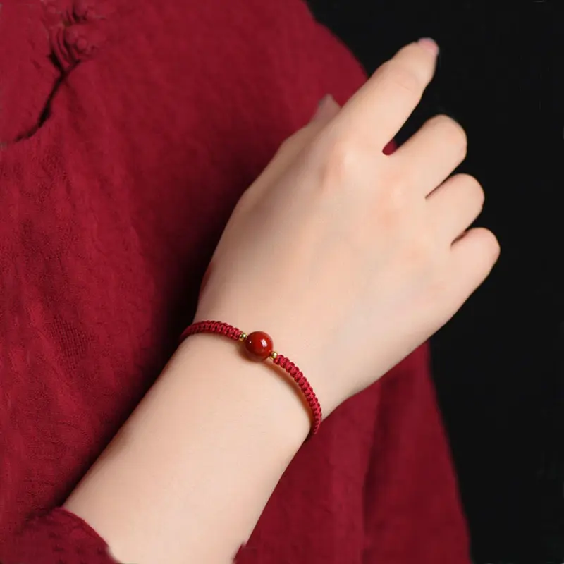1 Máy Tính Vàng Tím Cinnabar Benming Năm Dây Đỏ Vòng Tay Nữ Dệt Tay May Mắn Vòng Tay Halloween Lễ Tạ Ơn Giáng Sinh Sinh Sinh 0