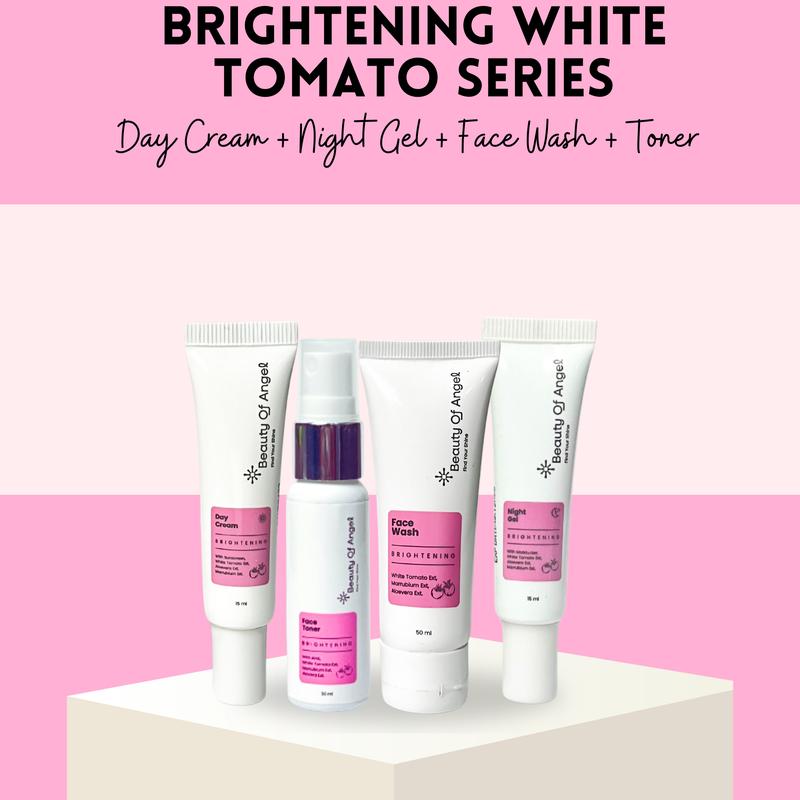 Beauty Of Angel White Tomato Series Cream pencerah wajah melembabkan kulit kusam mengandung collagen Mencerahkan Pria Hitam Scrub Perawatan 3