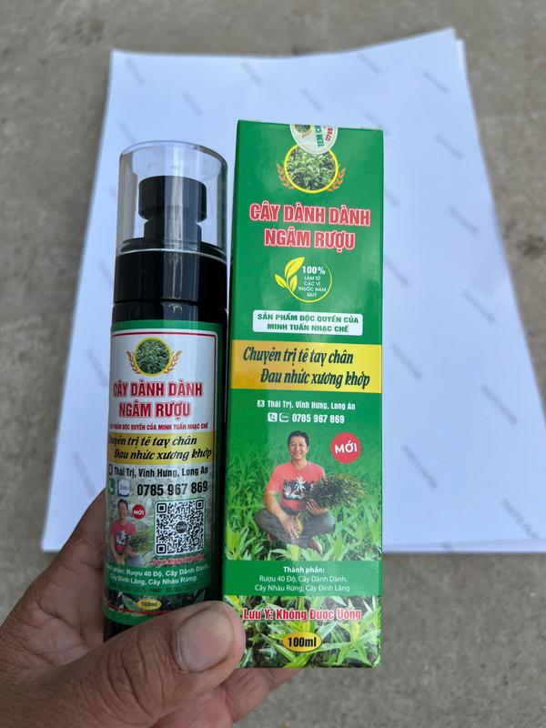 Dầu xoa bóp trị tê tay chân đau nhức xương khớp sản phẩm từ thiên nhiên