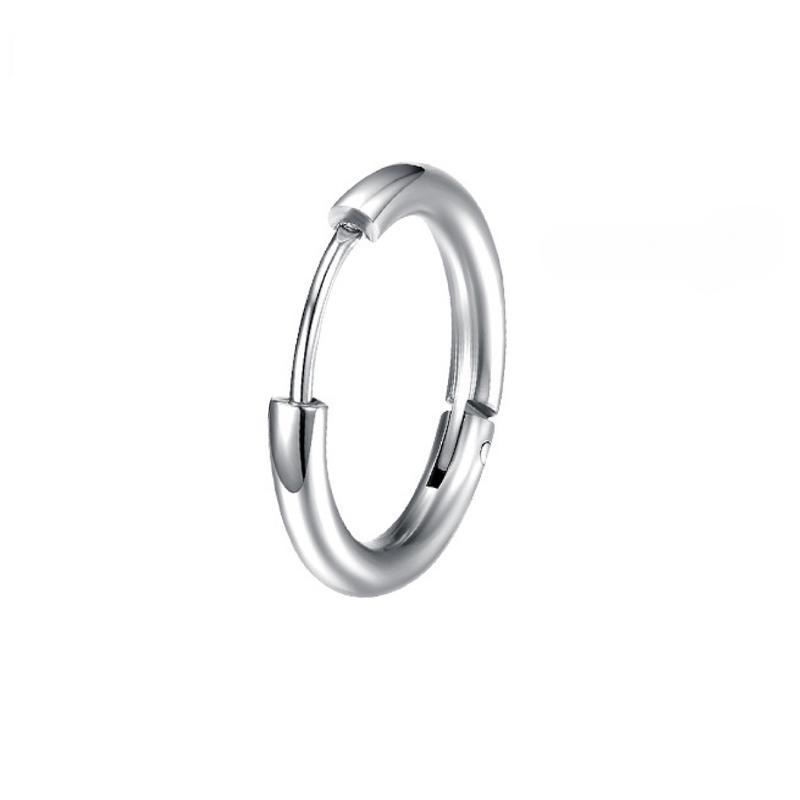 Bông Tai Tròn, Unisex, Phong Cách Cá Tính, Tròn Mịn, Thích Hợp Cho Nam Và Nữ, Phù Hợp Với Mọi Kích Cỡ, Thiết Kế Nữ Dandy 6