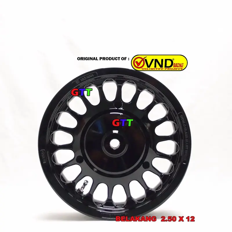 VELG RACING VND ROULLETE RING 12 YAMAHA MIO MIO M3, SOUL GT125, FINO 125, MIO Z, XRIDE 125 Accessories Gold 8