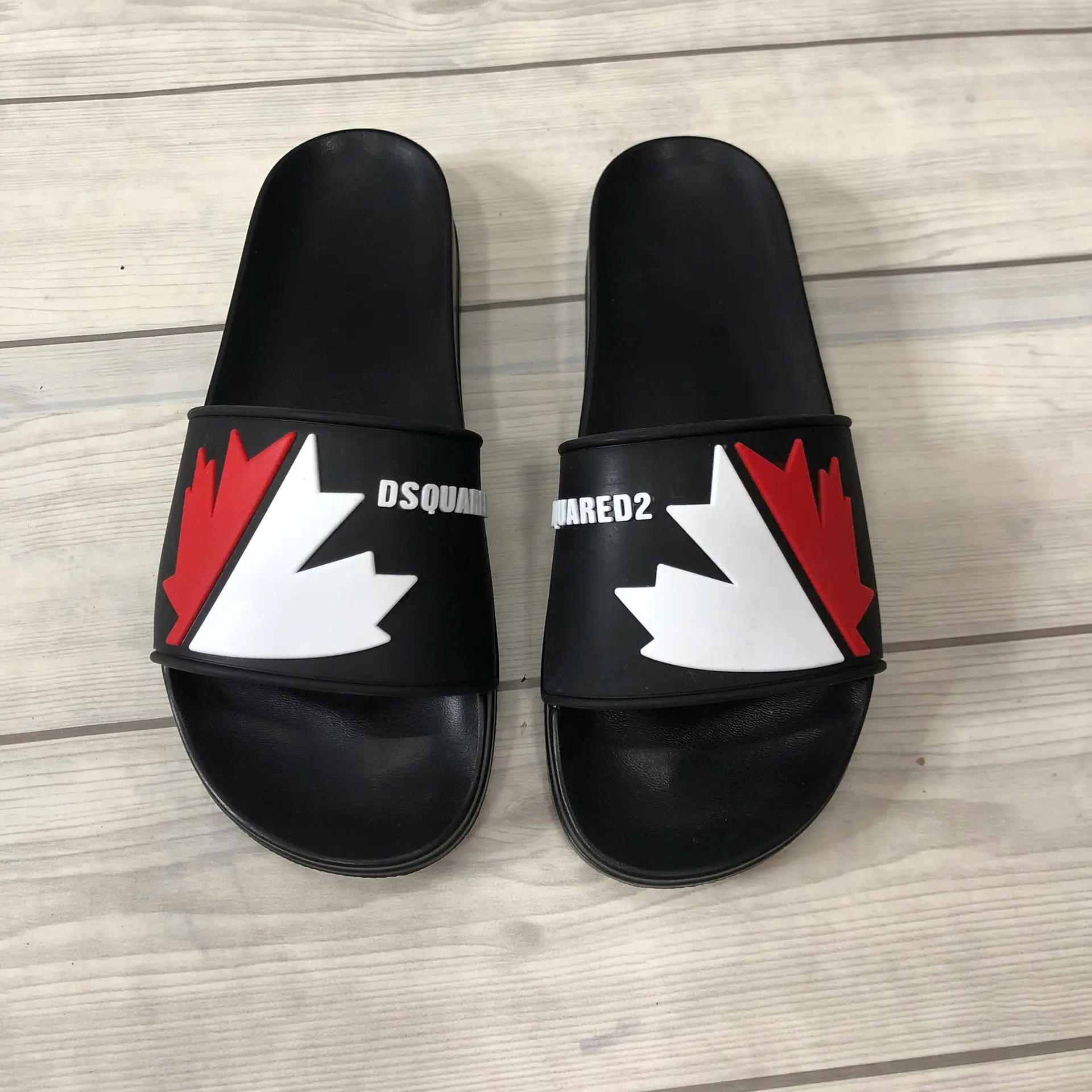 Dép lê LÁ ĐỎ nam nữ size 35-42 dép dẻo nhẹ DéP Nam Quai Ngang Đế Bằng Slipper Jean dép  nam phong