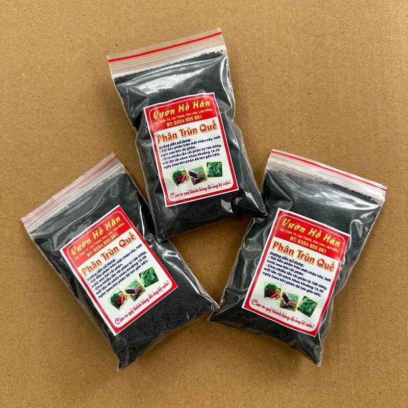 Phân trùn quế 80g, phân bón hữu cơ, phân bón cây trồng giúp cây trồng phát triển tốt 0