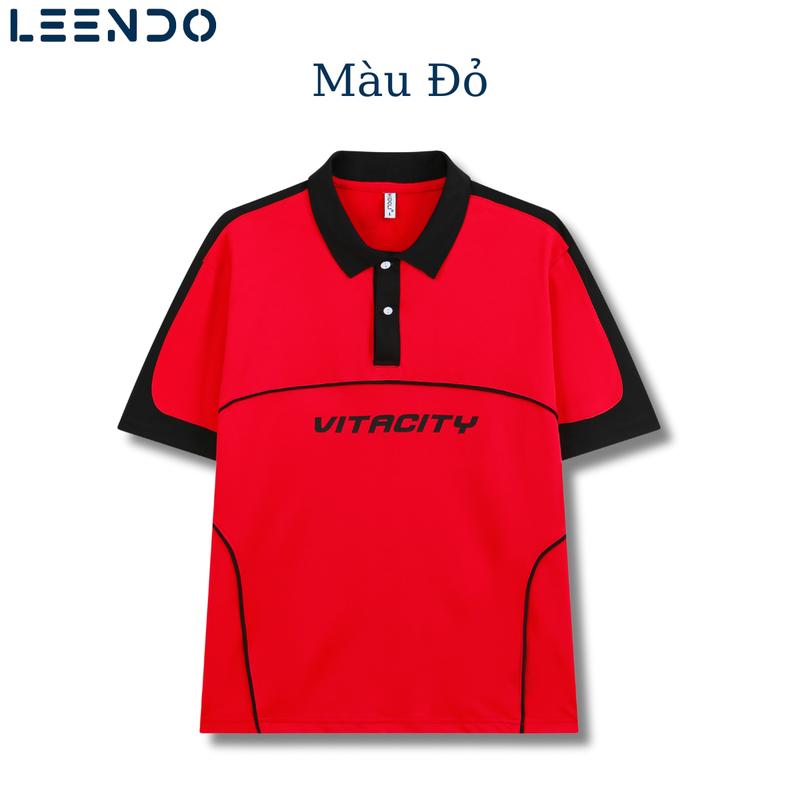 Product Introduction of [PLD01] Áo Polo Phối VITACITY Unisex Nam Nữ Oversize, Raglan Polo 2