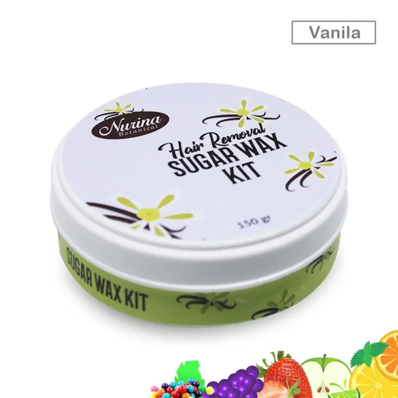 Sugar Wax Waxing Kit Mencabut Menghilangkan Bulu Rambut Ketiak Tangan Kaki RANDOM Anggur Gula 6