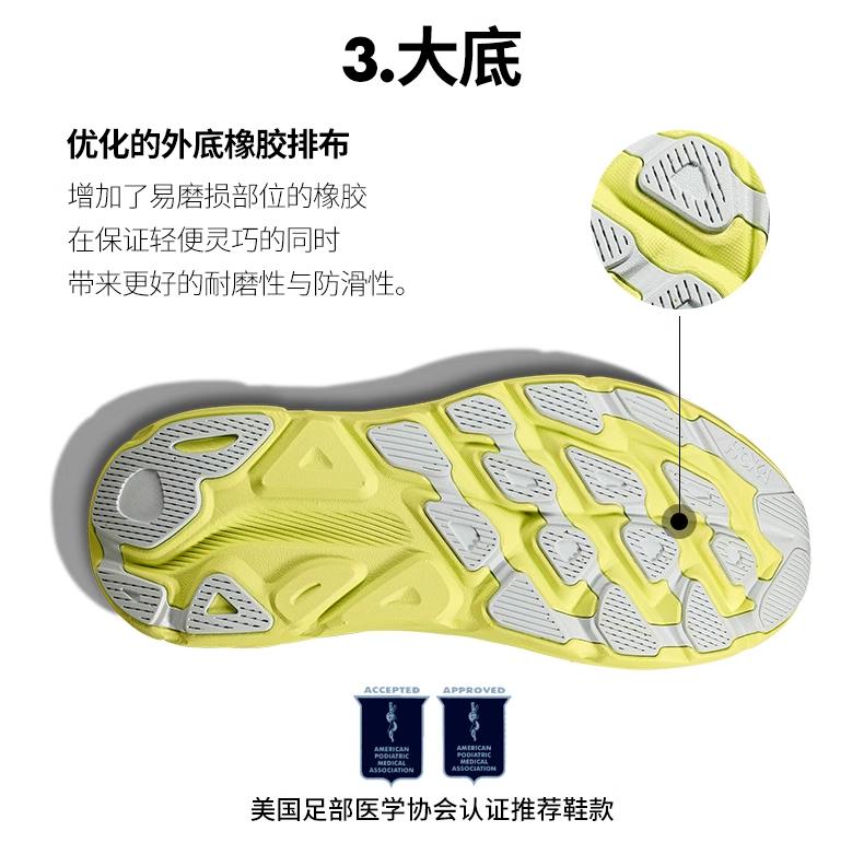 Product Introduction of HOKA Clifton 9 New men's and women's four seasons sports casual shoes 8