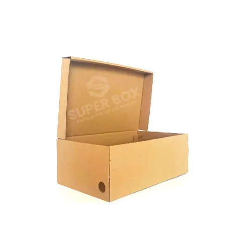 31x19x11 Combo 10  hộp carton đựng giày Super Box hộp đóng nắp cứng cáp bảo vệ giày 2