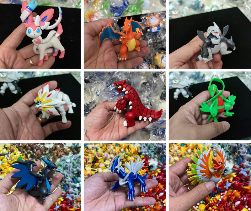 MÔ HÌNH POKEMON HUYỀN THOẠI x, groudon, hooh, diaga, x, reshiram LỚN
