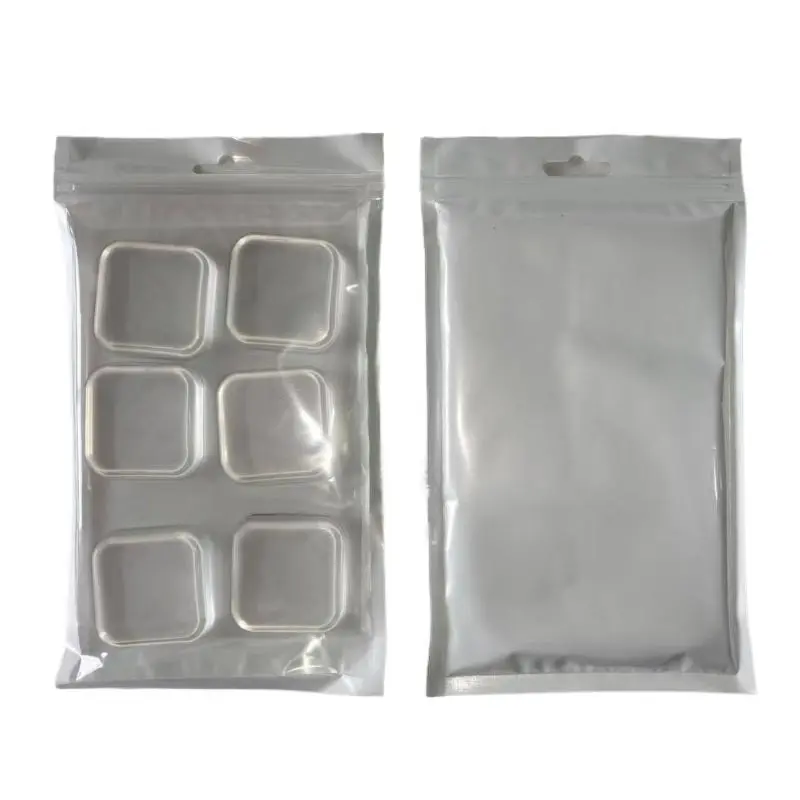 Transparent Anti-collision Pad, 1 Set Silicone Door Stopper, Thickened Silent Door Suction, Silicone Cushion Pad for Home Office Dormitory