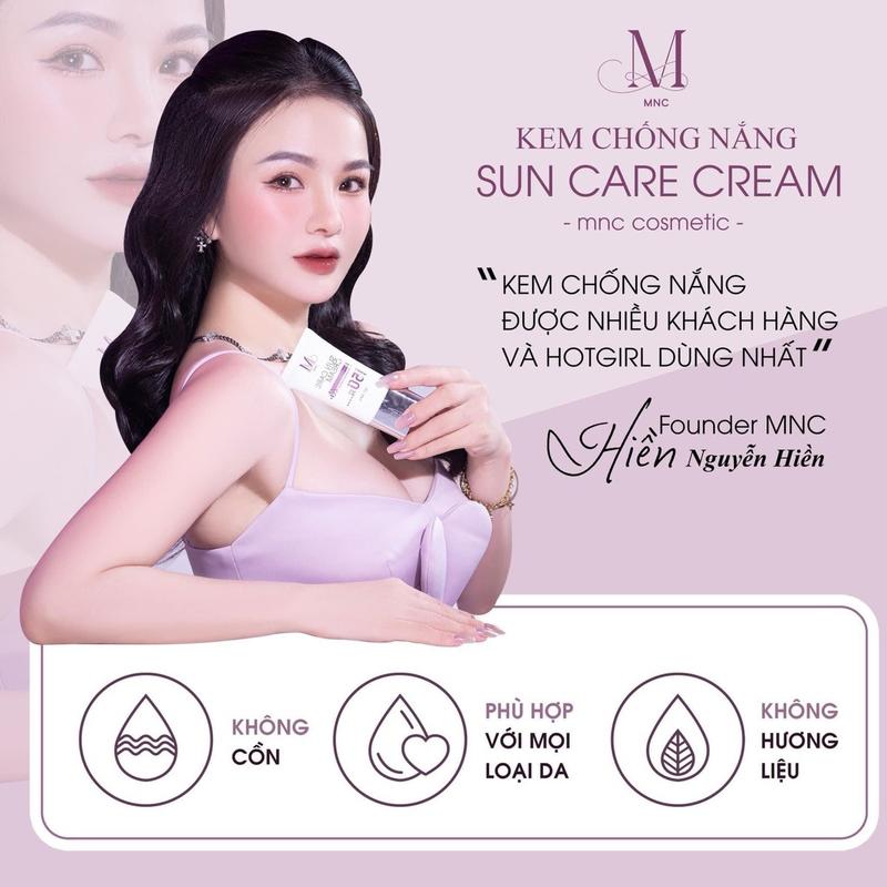 Kem Chống Nắng B3+ MNC SPF 50+ Dưỡng Body Nữ 7