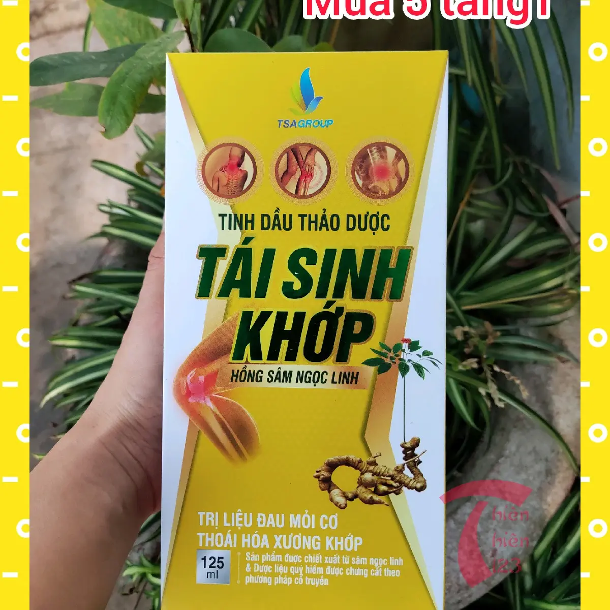 Tinh dầu thảo dược tái sinh khớp