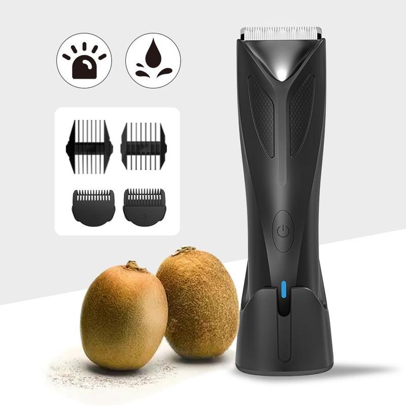 Cordless Electric Shaver, 1 Count Multifunctional Portable Rechargeable Hair Clipper Set, Electric Groin Hair Trimmer for Men, Stocking Fillers Gift 0