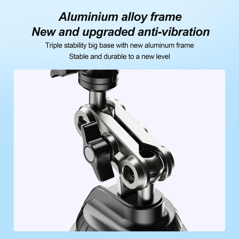Product Introduction of Universal Car Magnetic Phone Holder, 360° Adjustable Strong Grip Car Phone Holder, Easy Installation, Safe Secure Mount for Mobile Devices 6