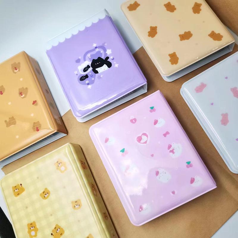Product Introduction of Đóng Gáy Thẻ Kpop, 36 Thẻ, Sách Danh Thiếp, Giá Đỡ Ảnh Thẻ, Album Ảnh Gấu Dễ Thương, Hình Ảnh khoét Trái Tim 3 Inch, Hộp Đựng Ảnh 24