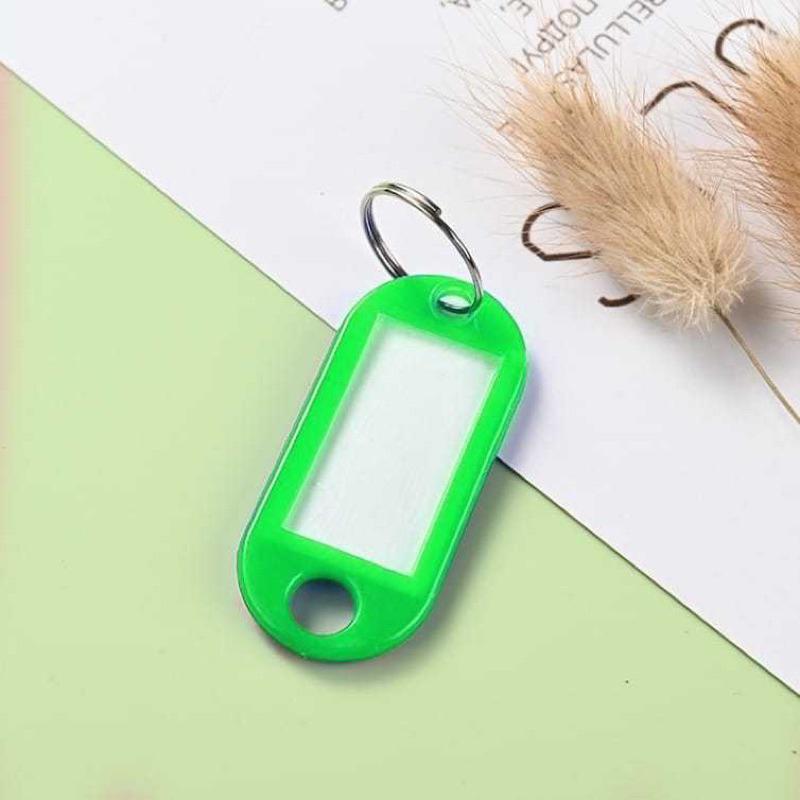 [DWCORNER] Gantungan Kunci Label Tag Gantungan Kuci Label Nama Keychain Ring Name Tag 8
