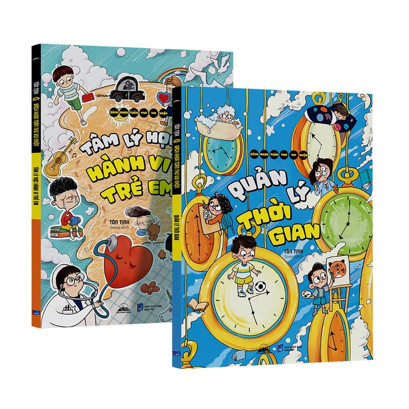  Combo Sách Tâm Lý Học Hành Vi Trẻ Em + Quản Lý Thời Gian - NXB Dân Trí 