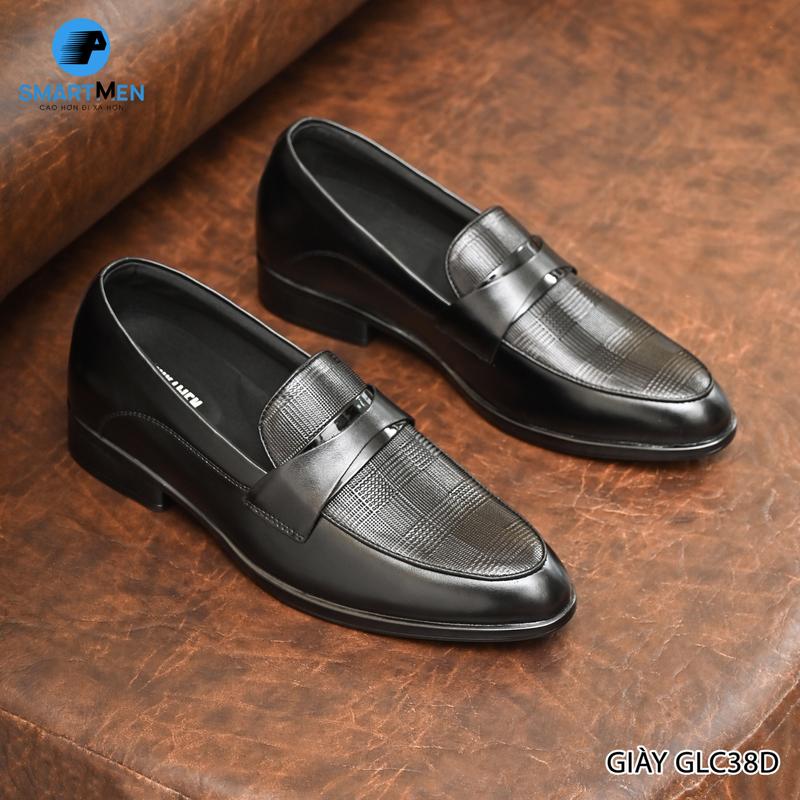 BÁN CHẠY Giày lười công sở da bò GLC-38-D loafer Smartmen đế cao su êm có đệm khí Độ bền cao di chuyển thoải mái êm chân. Bảo hành 12 tháng. Loafer Shoes