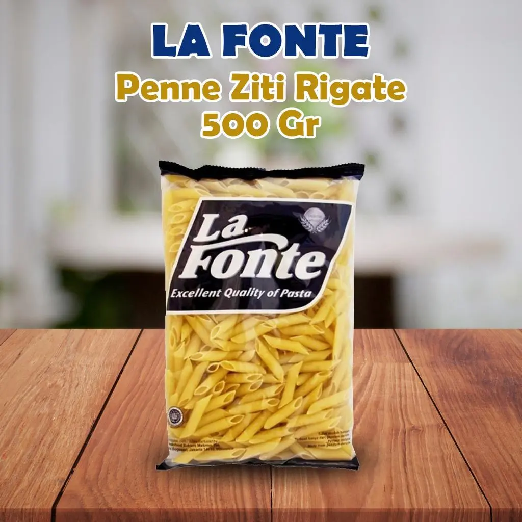 La Fonte Pasta 500 gram - Penne Rigati