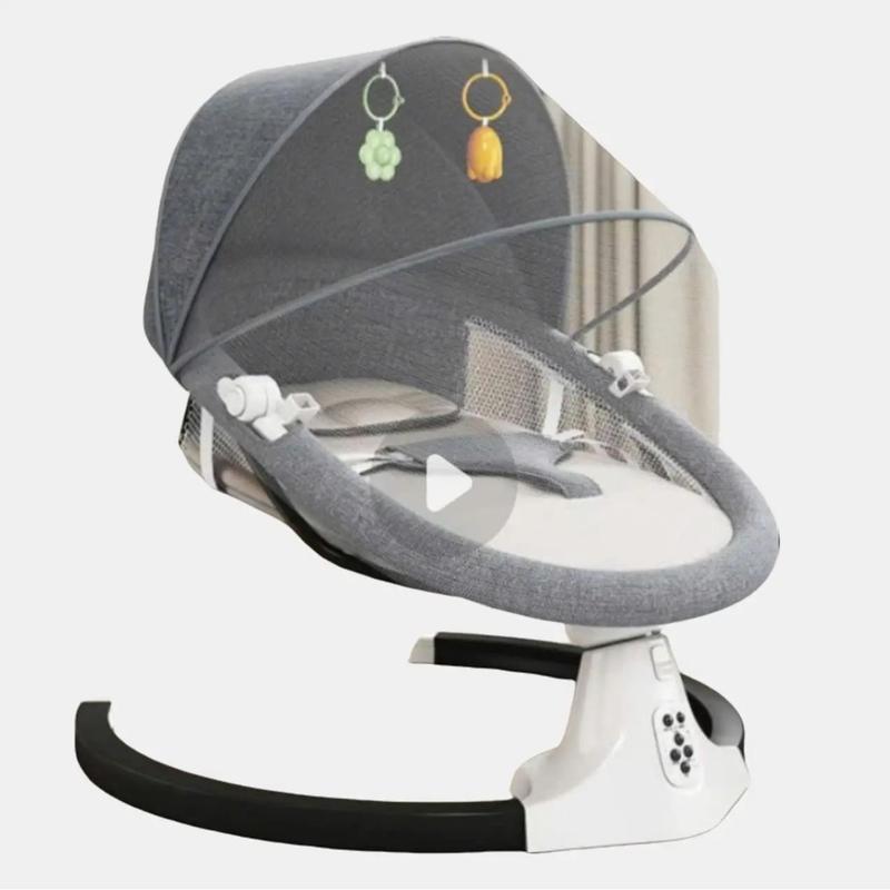 Nôi Điện và Ghế Rung Điện 3 Tư Thế Cho Bé Sơ Sinh và Mẹ - Điều Khiển Từ Xa, Bàn Ăn Dặm Tiện Ích Voi nôi gấp gọn