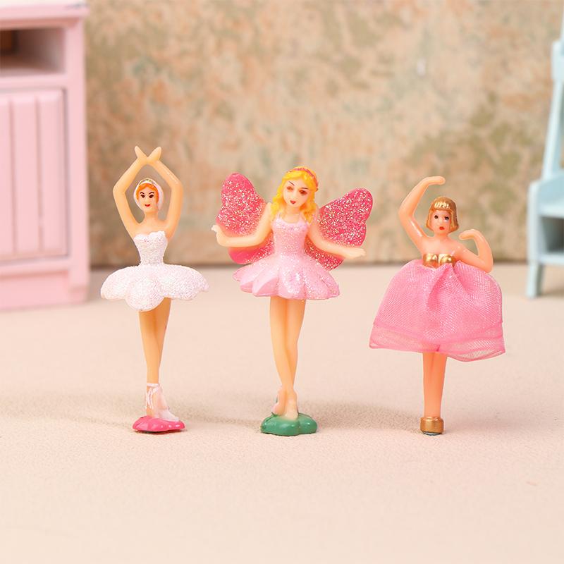Mini Music Box Dolls Ballet Dancer Girls Figurines Fairy Princess Ornament Dancing Eight Tone Box Decor Music Box Accessories 7