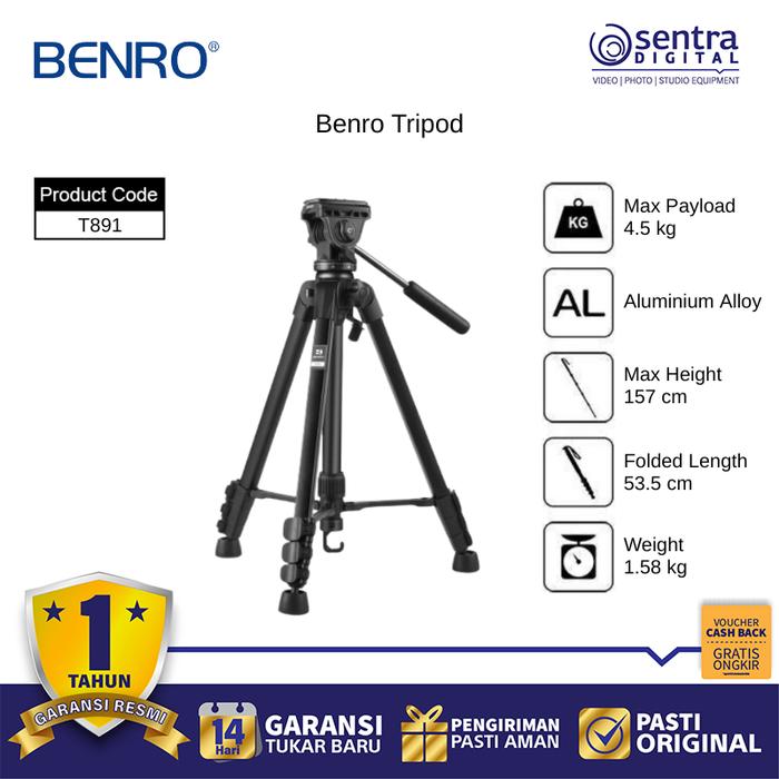 Gambar Benro T891 Professional Tripod dari Sentra Digital Kota Surabaya Tokopedia
